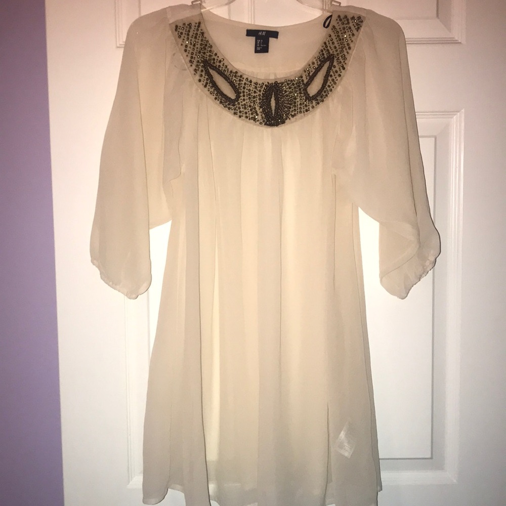 Sheer beaded dress